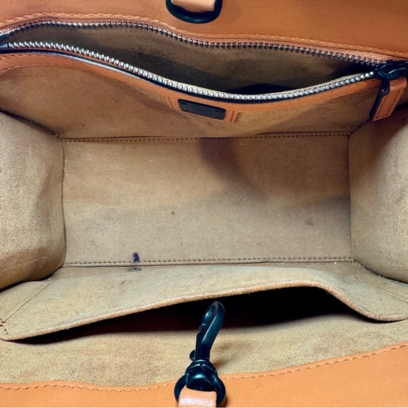 NWT MCM Small Munchen Tote In Visetos Monogram Canvas W Nappa Leather Trim - Picture 9 of 11